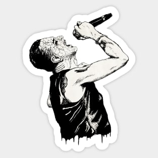 Dave Gahan Portrait Art Sticker